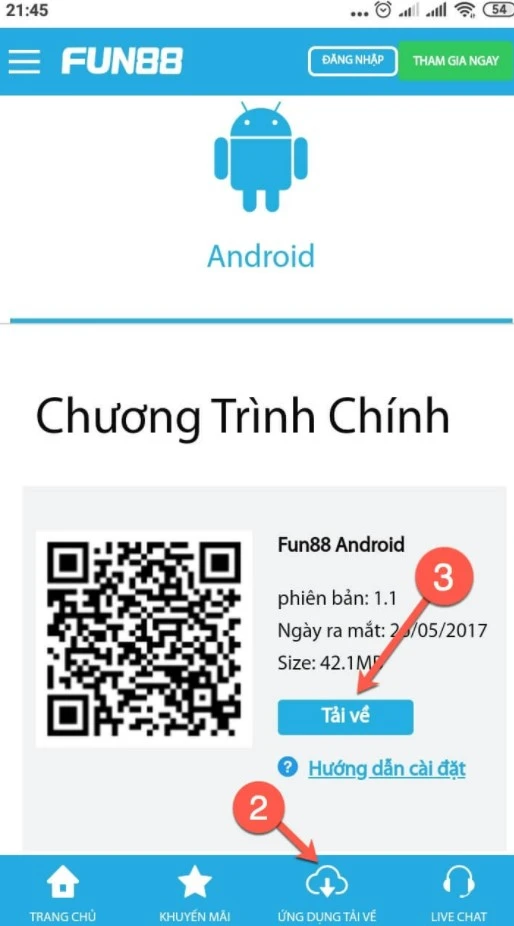 tải mobile fun88 cho android